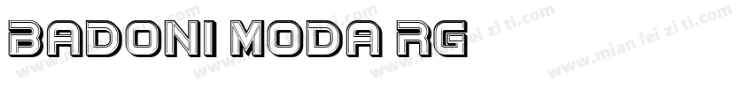 Badoni Moda Rg字体转换